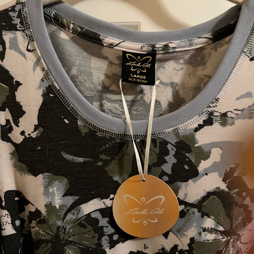 NWT Laila Ali fun t-shirt dress. Size L - Picture 3 of 9